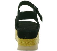 Sandali estivi con plateau in vera pelle da donna UGG Australia Aubrey con cinturino alla caviglia e suola in EVA W/1167471, neri