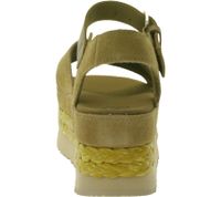 Sandali estivi con plateau e cinturino alla caviglia UGG Australia Aubrey da donna in vera pelle con suola in EVA W/1167471 Marrone