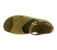 Sandali estivi con plateau e cinturino alla caviglia UGG Australia Aubrey da donna in vera pelle con suola in EVA W/1167471 Marrone