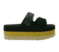 UGG Australia Aubrey Slide da donna, scarpe estive con plateau in vera pelle e suola in EVA, W/1167451, nero