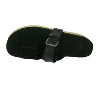 UGG Australia Aubrey Slide da donna, scarpe estive con plateau in vera pelle e suola in EVA, W/1167451, nero