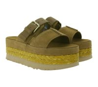 UGG Australia Aubrey Slide da donna, scarpe estive con plateau in vera pelle e suola in EVA, W/1167451, marrone