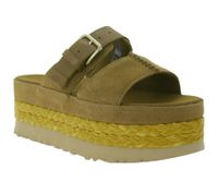 UGG Australia Aubrey Slide da donna, scarpe estive con plateau in vera pelle e suola in EVA, W/1167451, marrone