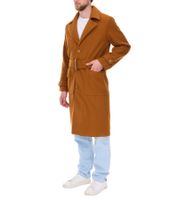 Mantel für Herren mit Woll-Anteil Herbst-Jacke mit Gürtel Langarm mit Knöpfen Winter-Jacke 936768 Braun Mantel für Herren mit Woll-Anteil Herbst-Jacke mit Gürtel Langarm mit Knöpfen Winter-Jacke 936768 Braun