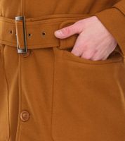 Mantel für Herren mit Woll-Anteil Herbst-Jacke mit Gürtel Langarm mit Knöpfen Winter-Jacke 936768 Braun Mantel für Herren mit Woll-Anteil Herbst-Jacke mit Gürtel Langarm mit Knöpfen Winter-Jacke 936768 Braun