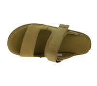 UGG Australia Goldenstar Slide, sandali con plateau da donna in vera pelle sostenibile con suola in EVA e chiusura in velcro, 1167399, marrone