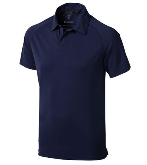 Polo sport ELEVATE Ottawa pour homme, en maille piquée, coupe cool, 220 g/m², 3908249, bleu marine