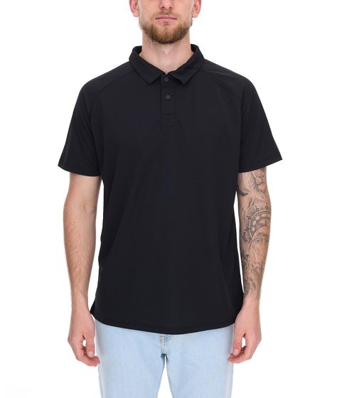 ELEVATE Ottawa Herren Polo-Shirt Sport Polo-Hemd Pique-Strick Cool-Fit 220 g/m² 3908299 Schwarz
