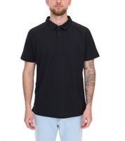 Polo sport ELEVATE Ottawa pour homme, en maille piquée, coupe cool, 220 g/m², noir, 3908299