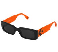Converse Damen & Herren Sonnenbrille mit UV400-Schutz mit Lichtdurchlässigkeit S2 Urlaubs-Brille Sommer-Brille SCO228 Schwarz/Grün, Schwarz/Pink oder Schwarz/Orange