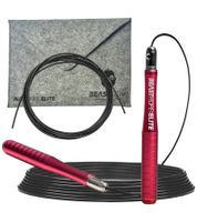 Corde à sauter BEASTGEAR Elite Premium en aluminium Corde à sauter Speed Fitness de 3 m ou corde à sauter Speed Fitness de 2,8 m en acier Fitness Boxe, MMA, HIIT, Musculation Rouge/Noir ou Noir Corde à sauter BEASTGEAR Elite Premium en aluminium Corde à sauter Speed Fitness de 3 m ou corde à sauter Speed Fitness de 2,8 m en acier Fitness Boxe, MMA, HIIT, Musculation Rouge/Noir ou Noir