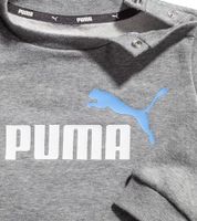 Ensemble de jogging PUMA pour enfants (garçons et filles), 2 pièces, pull col rond, en coton, gris 627915 03