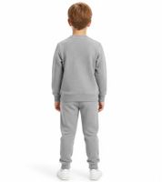 Ensemble de jogging PUMA pour enfants (garçons et filles), 2 pièces, pull col rond, en coton, gris 627915 03