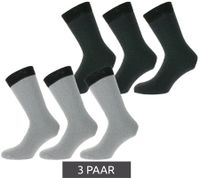3 Pairs of Men's Work Socks, Cotton Work Socks, Long Socks, MWS-21002, Dark Gray or Light Gray 3 Pairs of Men's Work Socks, Cotton Work Socks, Long Socks, MWS-21002, Dark Gray or Light Gray