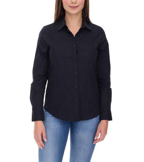 ELEVATE Hamell Long-Sleeved Shirt, Simple Women's Poplin Blouse, 3816999 Black