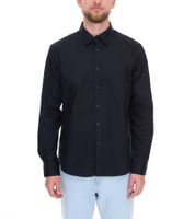 Chemise à manches longues ELEVATE Hamell, chemise business simple pour homme, popeline 118 g/m² 3816899 Noir