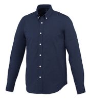 ELEVATE Vaillant Oxford camicia a maniche lunghe classica da uomo business camicia in cotone 142 g/m2 3816249 blu navy