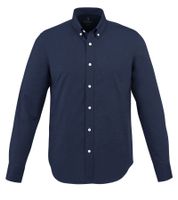 ELEVATE Vaillant Oxford camicia a maniche lunghe classica da uomo business camicia in cotone 142 g/m2 3816249 blu navy