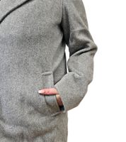 Manteau long durable pour femme, manteau de tous les jours aspect laine, manteau basique, veste à manches longues 931881 gris Manteau long durable pour femme, manteau de tous les jours aspect laine, manteau basique, veste à manches longues 931881 gris