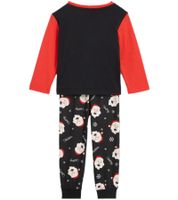 Pigiama morbido per bambini, maschi e femmine. Maglione girocollo con motivo di Babbo Natale. Jogger in cotone con motivo a fiocco di neve. Pigiama 929560 Nero/Rosso/Bianco Pigiama morbido per bambini, maschi e femmine. Maglione girocollo con motivo di Babbo Natale. Jogger in cotone con motivo a fiocco di neve. Pigiama 929560 Nero/Rosso/Bianco