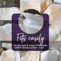 Oreiller de bain Zenfinity Moments pour le soutien de la tête, du cou et du dos Accessoires de bain Oreiller de bain Wellness Blanc Oreiller de bain Zenfinity Moments pour le soutien de la tête, du cou et du dos Accessoires de bain Oreiller de bain Wellness Blanc