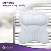 Oreiller de bain Zenfinity Moments pour le soutien de la tête, du cou et du dos Accessoires de bain Oreiller de bain Wellness Blanc Oreiller de bain Zenfinity Moments pour le soutien de la tête, du cou et du dos Accessoires de bain Oreiller de bain Wellness Blanc