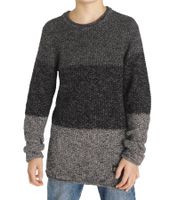 ALIFE AND KICKIN Sweater, Soft Children's Knit Sweater with a Block Stripe Look, Everyday Sweater, 35063411 Gray ALIFE AND KICKIN Sweater, Soft Children's Knit Sweater with a Block Stripe Look, Everyday Sweater, 35063411 Gray