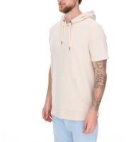 Sweat à capuche à manches courtes pour homme EIGHT2NINE , t-shirt en coton, sweat à capuche d'été, H10014L22462AEN 20200, beige Sweat à capuche à manches courtes pour homme EIGHT2NINE , t-shirt en coton, sweat à capuche d'été, H10014L22462AEN 20200, beige