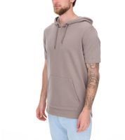 Pull à capuche pour homme EIGHT2NINE , manches courtes, en coton, sweat à capuche d'été, H10014L22462AEN 21300, marron clair Pull à capuche pour homme EIGHT2NINE , manches courtes, en coton, sweat à capuche d'été, H10014L22462AEN 21300, marron clair