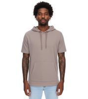 EIGHT2NINE Men's Hooded Sweater, Short-Sleeved Cotton Hoodie, T-Shirt, Hoodie, Summer Hoodie H10014L22462AEN 21300 Light Brown
