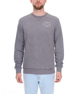 SKY REBEL Maglione girocollo da uomo in cotone effetto anticato H10068C21372A 12400 Grigio SKY REBEL Maglione girocollo da uomo in cotone effetto anticato H10068C21372A 12400 Grigio