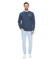 SKY REBEL Herren Rundhals-Pullover Baumwoll-Sweater im Antik-Look H10068C21372A 12400 Dunkelblau
