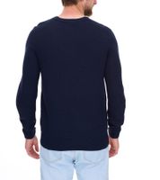 Herren Strick-Sweater mit Weihnachts-Muster Langarm-Pullover Freizeit-Sweater 939615 Dunkel-Blau Herren Strick-Sweater mit Weihnachts-Muster Langarm-Pullover Freizeit-Sweater 939615 Dunkel-Blau