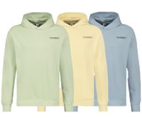 SUBLEVEL Men's Hooded Cotton Hoodie with Pockets H10014T21326A Light Green, Blue, or Yellow