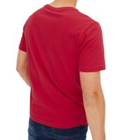 Herren T-Shirt mit weihnachtlichem Motiv Baumwoll-Shirt Sommer-Shirt Kurzarm-Shirt 958089 Rot