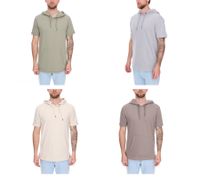 Pull à capuche pour homme EIGHT2NINE , sweat à capuche en coton à manches courtes, sweat à capuche d'été H10014L22462AEN, gris clair, kaki, marron ou beige Pull à capuche pour homme EIGHT2NINE , sweat à capuche en coton à manches courtes, sweat à capuche d'été H10014L22462AEN, gris clair, kaki, marron ou beige