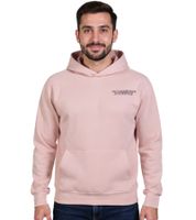 SUBLEVEL Herren Kapuzen-Pullover Baumwoll-Hoodie mit Eingriffstaschen Sweater H10014T21326A1 13300 Rosa SUBLEVEL Herren Kapuzen-Pullover Baumwoll-Hoodie mit Eingriffstaschen Sweater H10014T21326A1 13300 Rosa