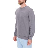 SKY REBEL Herren Rundhals-Pullover Baumwoll-Sweater im Antik-Look H10068C21372A Dunkelblau, Grün oder Grau