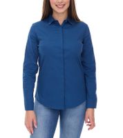 camicetta estiva da donna vestino con dettagli in strass camicia blusa 901299 blu scuro
