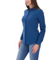 camicetta estiva da donna vestino con dettagli in strass camicia blusa 901299 blu scuro
