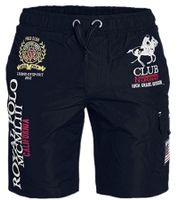 GEOGRAPHICAL NORWAY Herren Badehose Schwimm-Hose mit Logo-Print Bade-Shorts mit Taschen Schwimm-Shorts Navy GEOGRAPHICAL NORWAY Herren Badehose Schwimm-Hose mit Logo-Print Bade-Shorts mit Taschen Schwimm-Shorts Navy