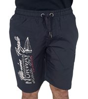 GEOGRAPHICAL NORWAY Herren Badehose Schwimm-Hose mit Logo-Print Bade-Shorts mit Taschen Schwimm-Shorts Navy GEOGRAPHICAL NORWAY Herren Badehose Schwimm-Hose mit Logo-Print Bade-Shorts mit Taschen Schwimm-Shorts Navy