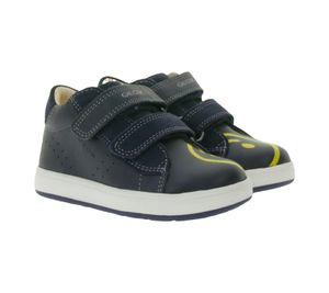 GEOX B Biglia B. D Kleinkinder Sneaker mit atmungsaktiver Sohle Mid-Cut-Schuhe Echtleder mit Klettverschluss Baby-Schuhe B044DD 08522 C4P2G Dunkelblau GEOX B Biglia B. D Kleinkinder Sneaker mit atmungsaktiver Sohle Mid-Cut-Schuhe Echtleder mit Klettverschluss Baby-Schuhe B044DD 08522 C4P2G Dunkelblau