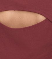 YOU DO YOU Damen T-Shirt im Cropped-Style Fitness-Top mit Rücken-Cut Out Baumwoll-Shirt Yoga-Mode 905051 Mahagoni-Braun YOU DO YOU Damen T-Shirt im Cropped-Style Fitness-Top mit Rücken-Cut Out Baumwoll-Shirt Yoga-Mode 905051 Mahagoni-Braun