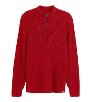 Herren Strick-Troyer klassischer Strick-Pulli mit Reißverschluss Langarm-Pullover Große Größen 978933 Rostrot Herren Strick-Troyer klassischer Strick-Pulli mit Reißverschluss Langarm-Pullover Große Größen 978933 Rostrot