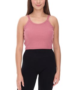 YOU DO YOU haut court côtelé pour femme, haut de fitness, débardeur en coton, soutien-gorge de yoga, 905101 vieux rose YOU DO YOU haut court côtelé pour femme, haut de fitness, débardeur en coton, soutien-gorge de yoga, 905101 vieux rose
