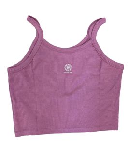 YOU DO YOU women's crop top ribbed fitness top cotton shirt tank top 905101 old pink YOU DO YOU women's crop top ribbed fitness top cotton shirt tank top 905101 old pink