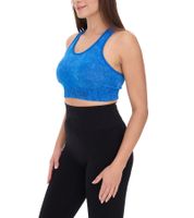 YOU DO YOU Reggiseno sportivo da donna, elegante, sportivo, da allenamento, yoga, 904901, blu
