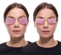 Occhiali da sole da donna MILLNER, filtro di protezione UV 400 al 100%, categoria 3, occhiali da vacanza Hilton o Gatwick in rosa, verde o giallo