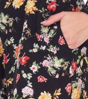 Tuta da donna vestino con stampa floreale, costume intero estivo trasparente, tuta a maniche lunghe 900549 Nero Tuta da donna vestino con stampa floreale, costume intero estivo trasparente, tuta a maniche lunghe 900549 Nero